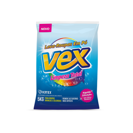 LAVA ROUPAS EM PO VEX SC 5 KG