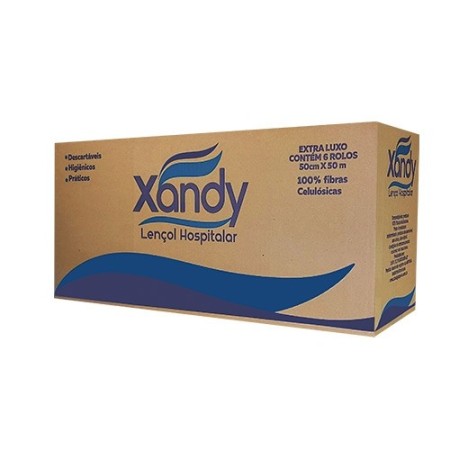 LENÇOL HOSPITALAR EXTRA LUXO 50X50 C/6 - XANDY