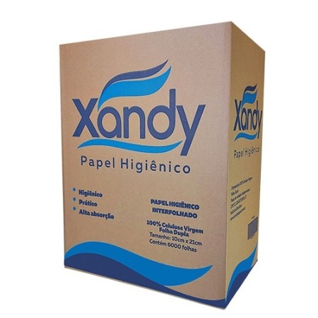 PAPEL HIGIÊNICO Interf. Xandy 100% cel. fd - 6000