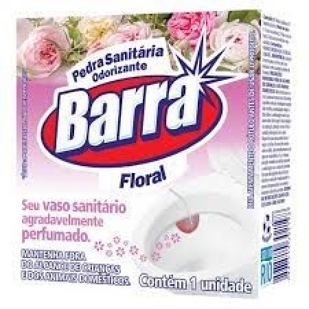 PEDRA SANITARIA ODORIZ BARRA 1/2 LUA FLORAL