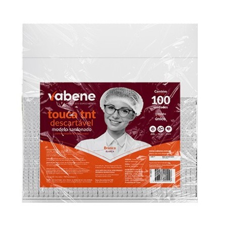 TOUCA TNT SANFONADA BRANCO 100UN/PCT - VABENE